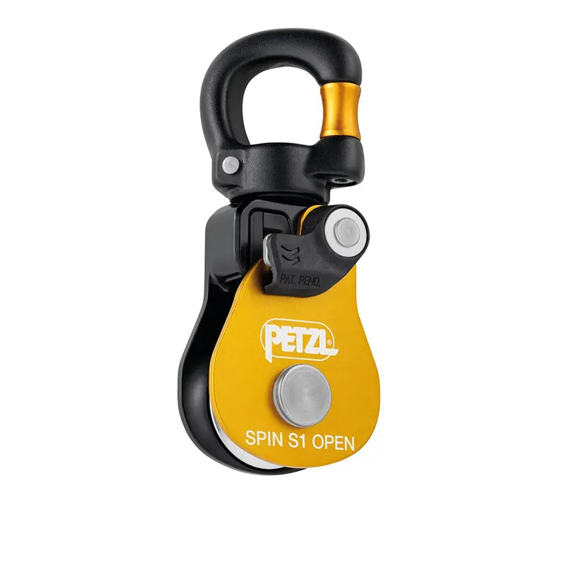 Petzl Spin S1 Open Pulley With 360° Swivel For Rigging Systems 1