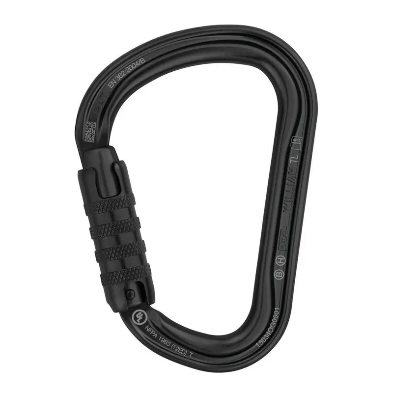 Petzl William Triact-Lock Industrial Carabiner – Heavy-Duty Steel Gate 1