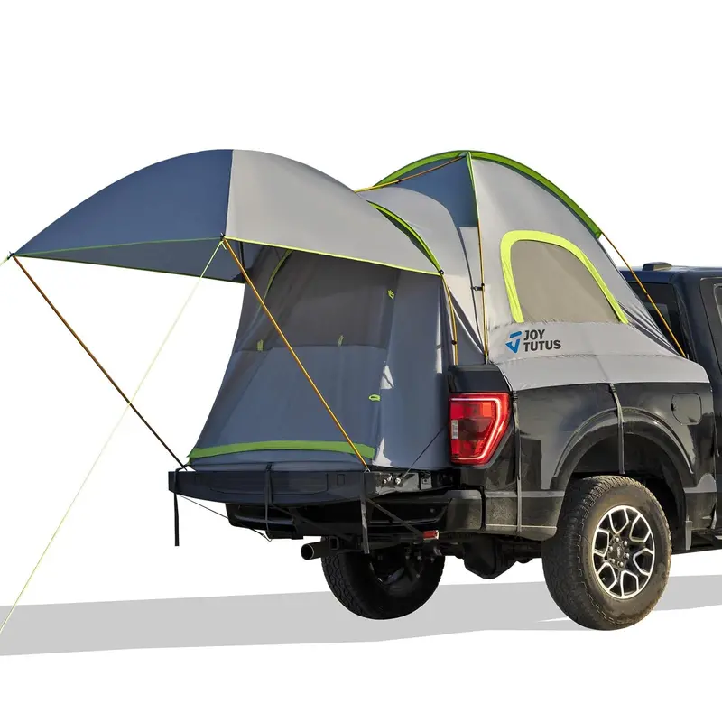 Pickup Truck Bed Tent With Detachable Awning – Aluminum Frame 1