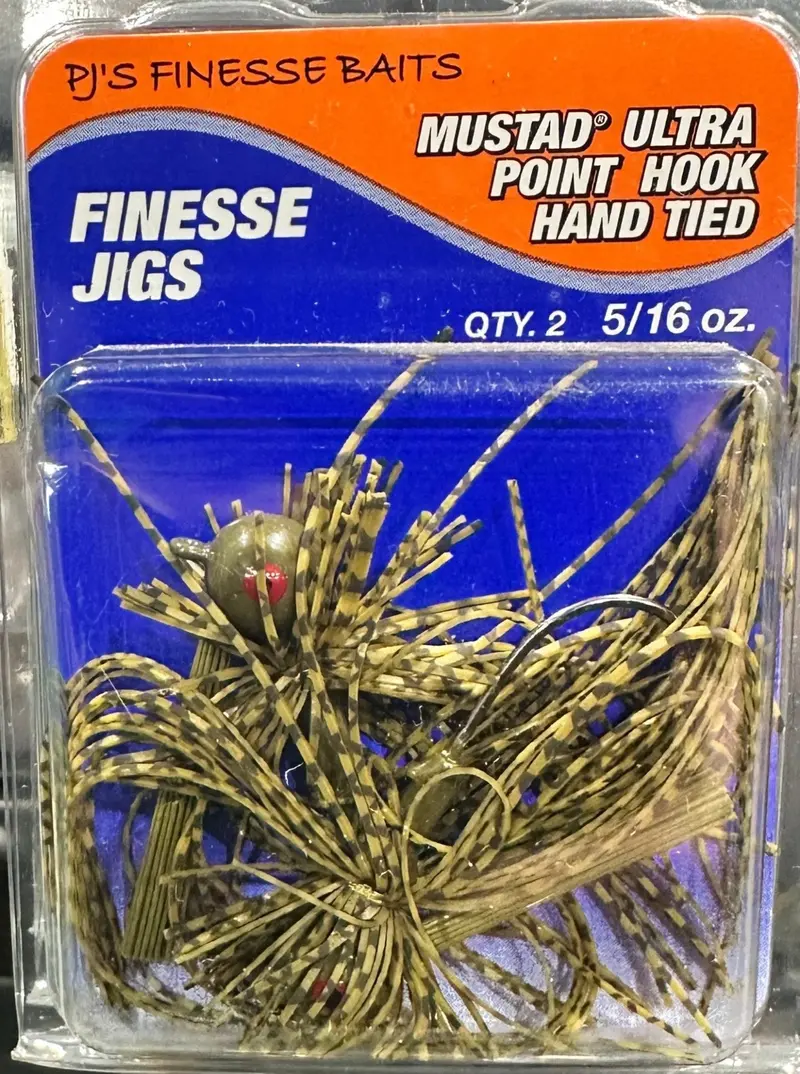 Pj’S Finesse Jig (2-Pack) – Hand-Tied With Mustad Ultra Point Hook 4
