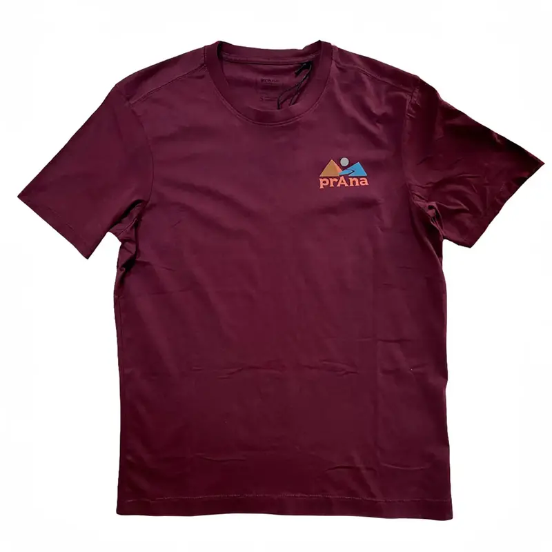 Prana Everyday Peaks Graphic T-Shirt – Men’S Short Sleeve Casual Top 1