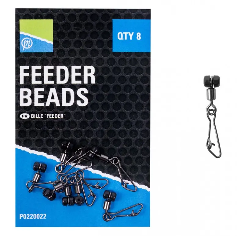 Preston Innovations Feeder Bead – Smooth-Tapered Plastic Bead For Feeder Rigs 1