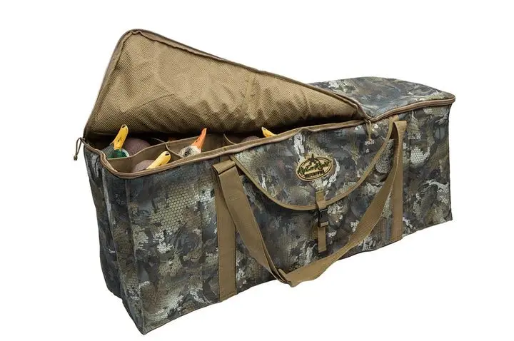 Rig’Em Right 12-Slot Deluxe Duck Decoy Transport Bag – Gore Optifade Timber 1