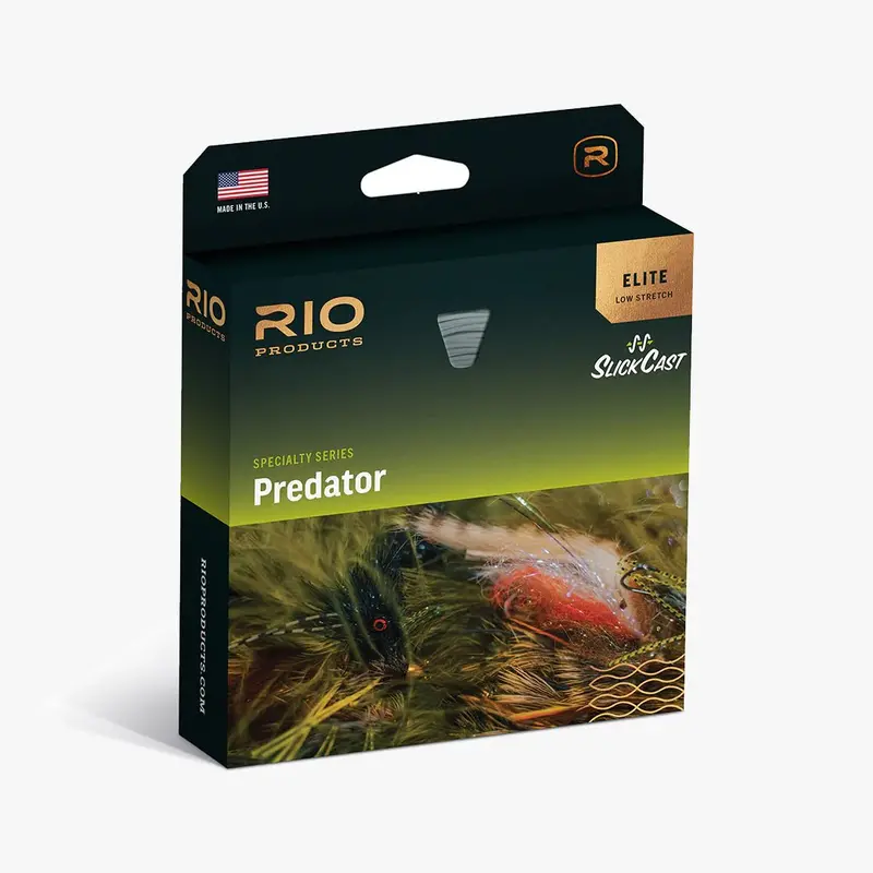 Rio Elite Predator Fly Line – Black/Gray/Yellow/Beige (Floating, Intermediate & Slow-Sinking Options) 1