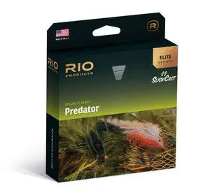 Rio Elite Predator Fly Line – Floating, High-Visibility (Black/Yellow/Beige), 5Ips/7Ips 1