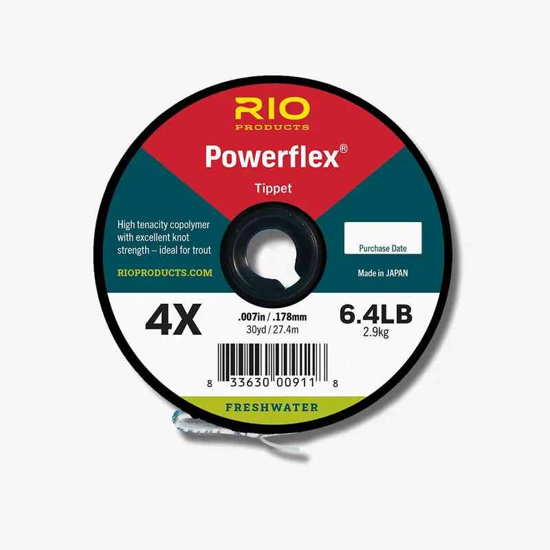 Rio Powerflex Tippet Material – Ultra-Stretch Fluorocarbon Leader 1