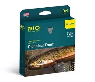 Rio Premier Technical Trout Leader – Blue & Peach Colorway 1