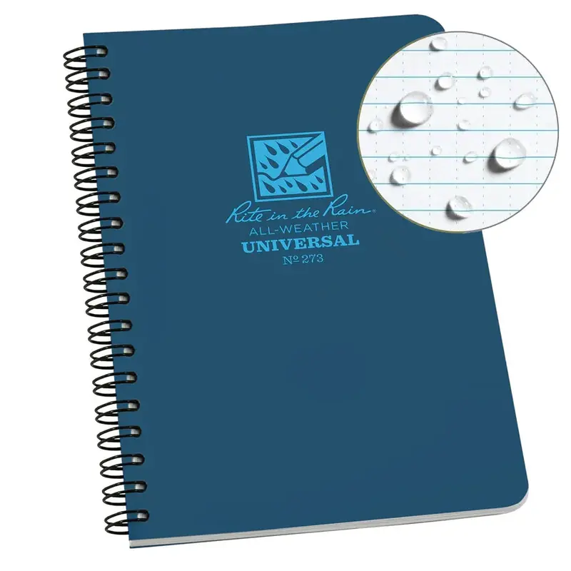 Rite In The Rain Side-Spiral Polydura Notebook (4.625" X 7") 1