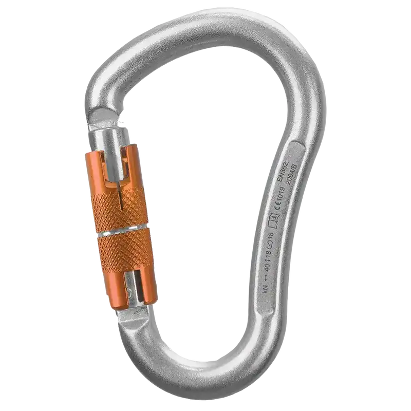 Rock Empire Magnum Triple-Lock Steel Carabiner – Heavy-Duty Climbing Clip With Triple Safety Gate 1