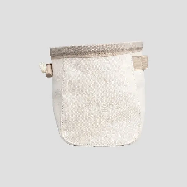 Rungne Natural Cotton Chalk Bag With Drawstring Closure 1