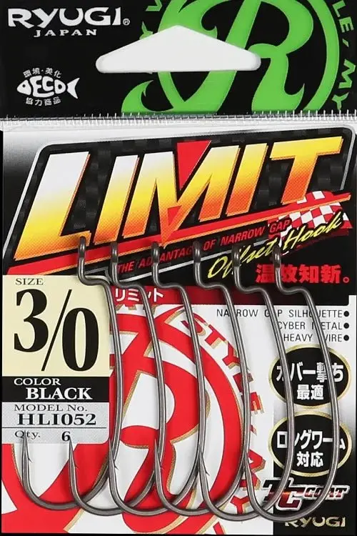 Ryugi Limit Offset Worm Hook – Precision-Tuned For Soft Plastics 1