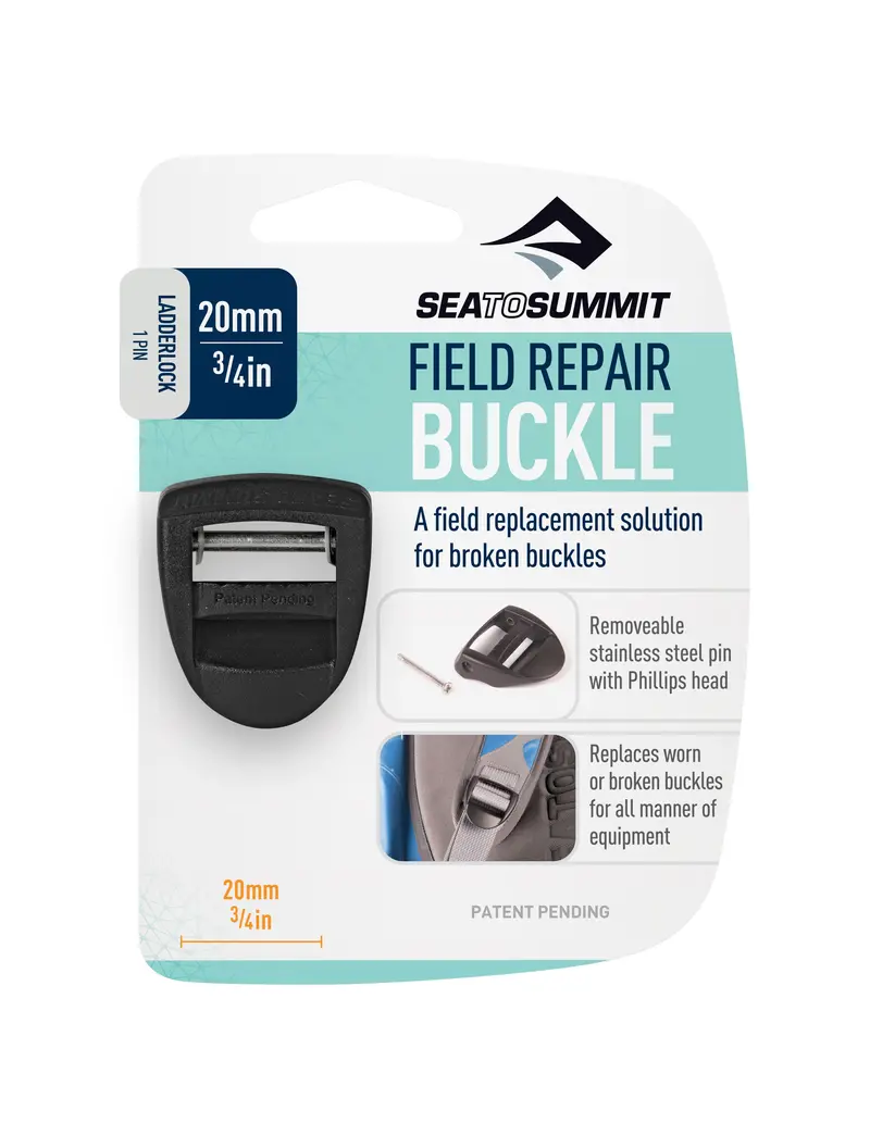 Sea To Summit 1-Pin Ladderlock Field Repair Buckle – Lightweight & Secure 1