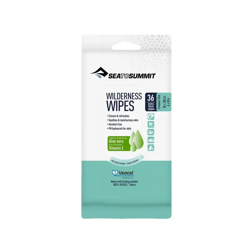 Sea To Summit Wilderness Wipes – Compact Travel Pack (36 Count) 1