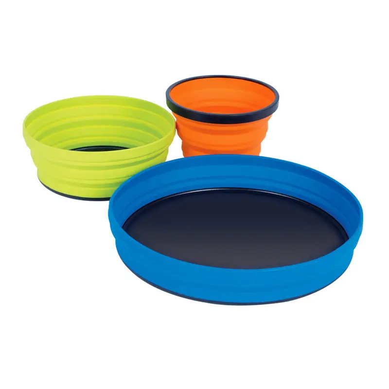 Sea To Summit X Set – 3-Piece Collapsible Cookware Kit With Storage Pouch 1