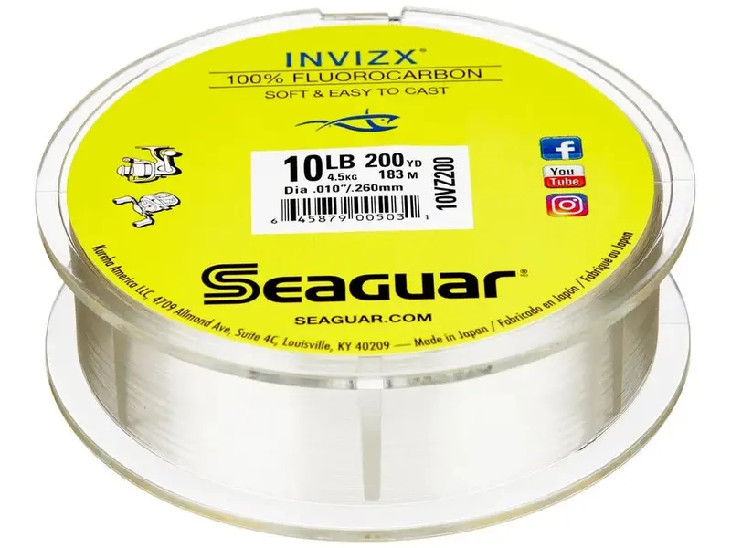Seaguar Invizx Low-Visibility Fluorocarbon Line 1
