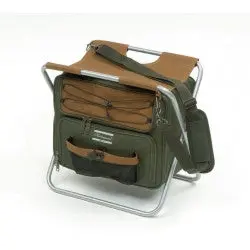 Shakespeare Folding Fishing Stool With Integrated Cooler Bag 1