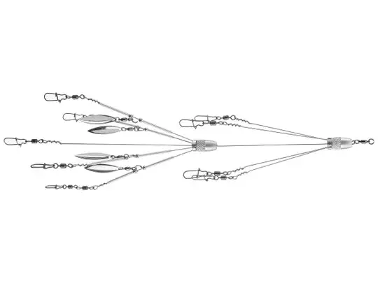 Shane'S Baits Blades Of Glory Umbrella Rig – Multi-Lure Swimbaits Assembly 1