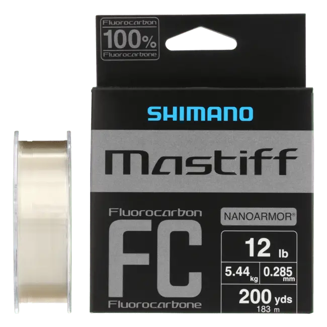 Shimano Mastiff Fluorocarbon Fishing Line – Abrasion-Resistant Monofilament Alternative 1