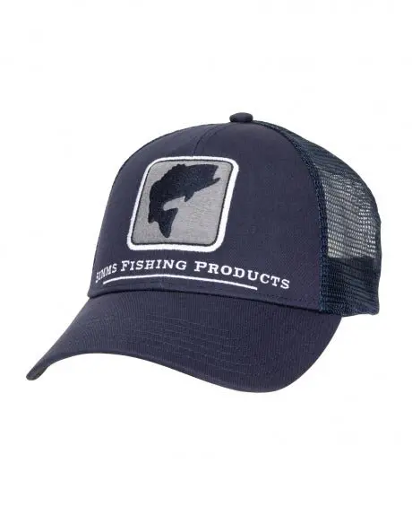 Simms Bass Icon Adjustable Trucker Hat 1