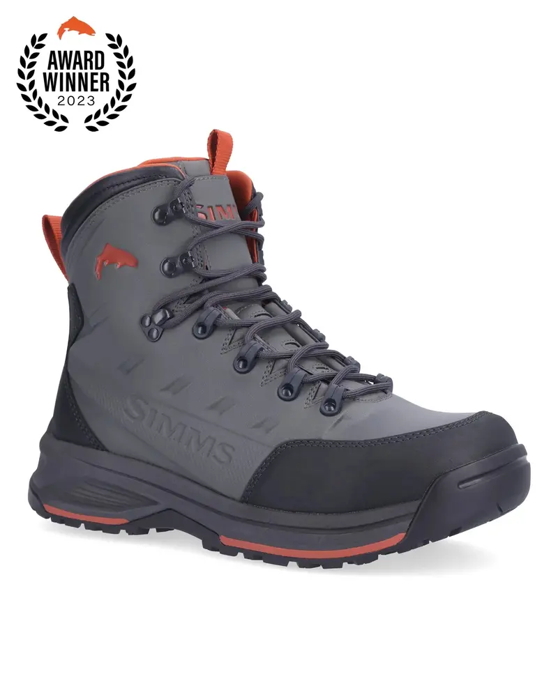 Simms Men'S Freestone Wading Boot – Rubber-Sole Version For Traction On Wet Rocks & Gravel 1
