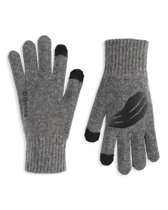 Simms Wool Full-Finger Fishing Gloves – Merino Blend Warmth 1