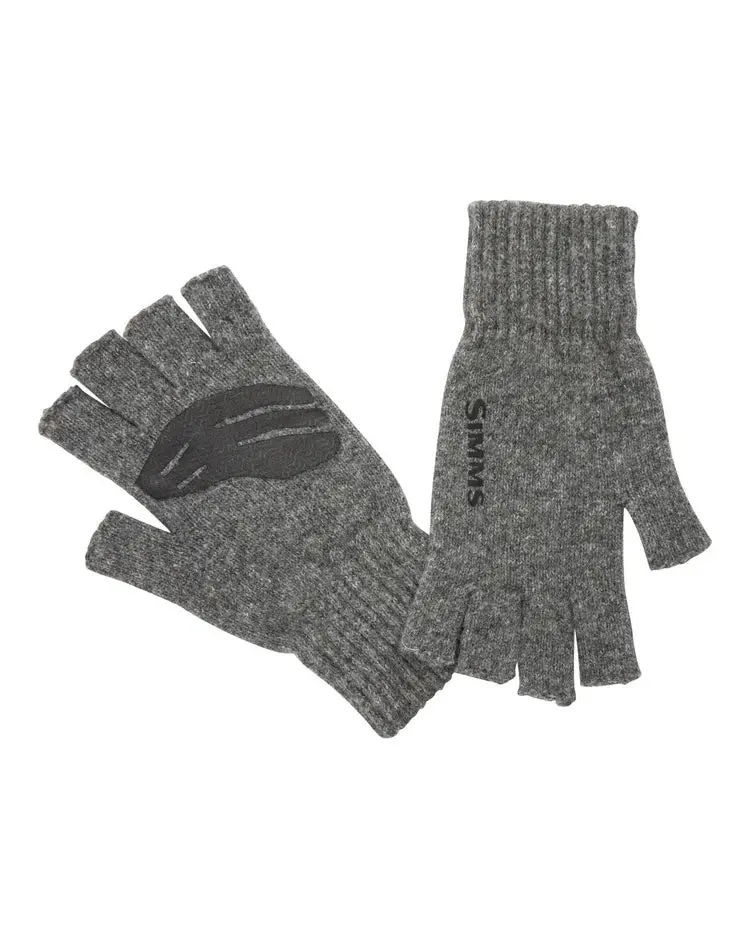 Simms Wool Half-Finger Fishing Gloves 1