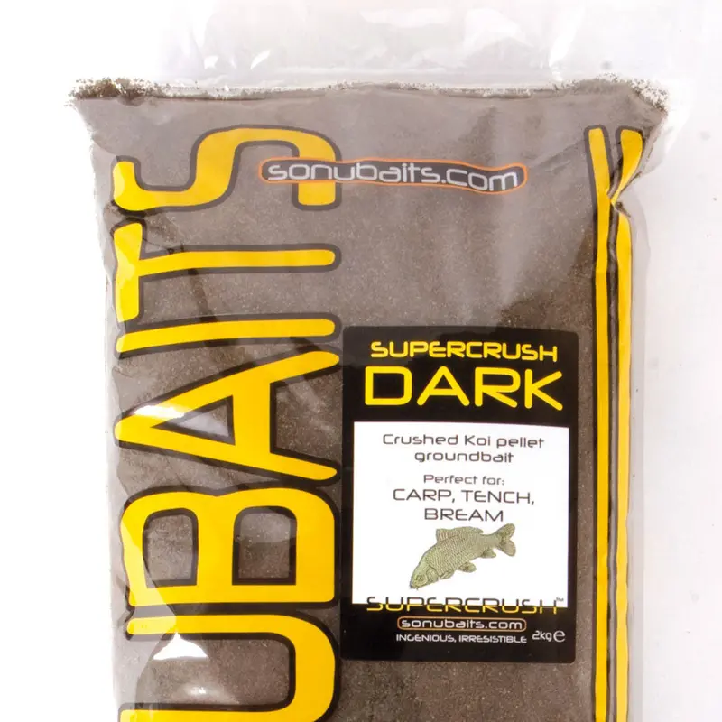 Sonubait Supercrush Dark Groundbait For Bottom Fishing 1