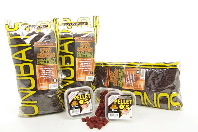 Sonubaits Spicy Sausage Halibut Pellets – Flavored Carp Bait 1
