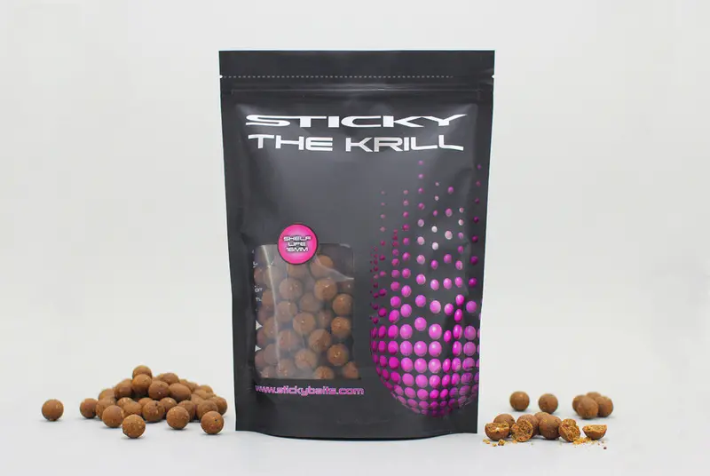 Stickybaits Krill Range: Boilies, Pop-Ups, Glugs, Powders, Active Mixes, Pastes, Pellets & Dumbbells 1