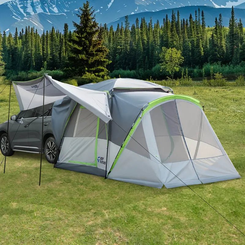 Suv Rooftop Tent With Screened Porch And Integrated Awning 1