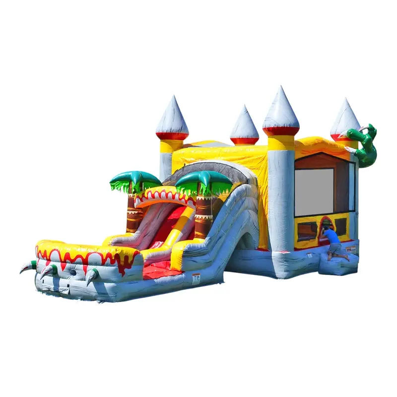 T-Rex Dual-Lane Inflatable Combo 1
