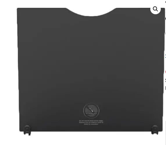 Thetford Aspire Solid Black Glass Lid 1