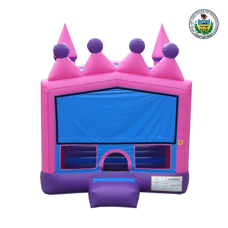 Tiara 13' X 13' Princess-Inspired Bounce House 1
