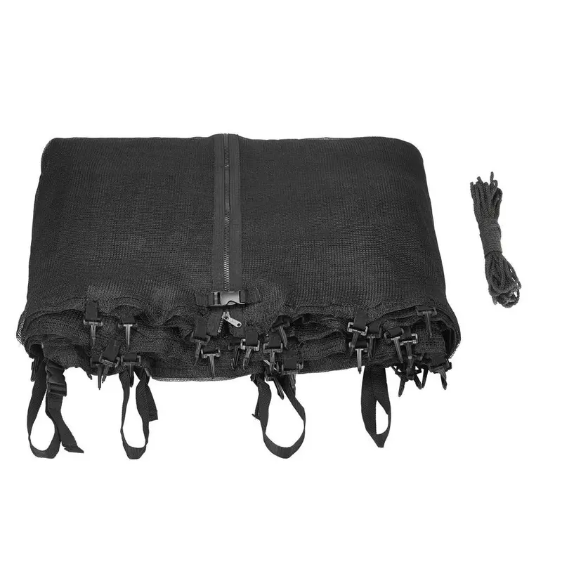 Upper Bounce 10-Foot Round Trampoline Safety Enclosure Net – Adjustable 8-Pole Or 4-Arch System 1