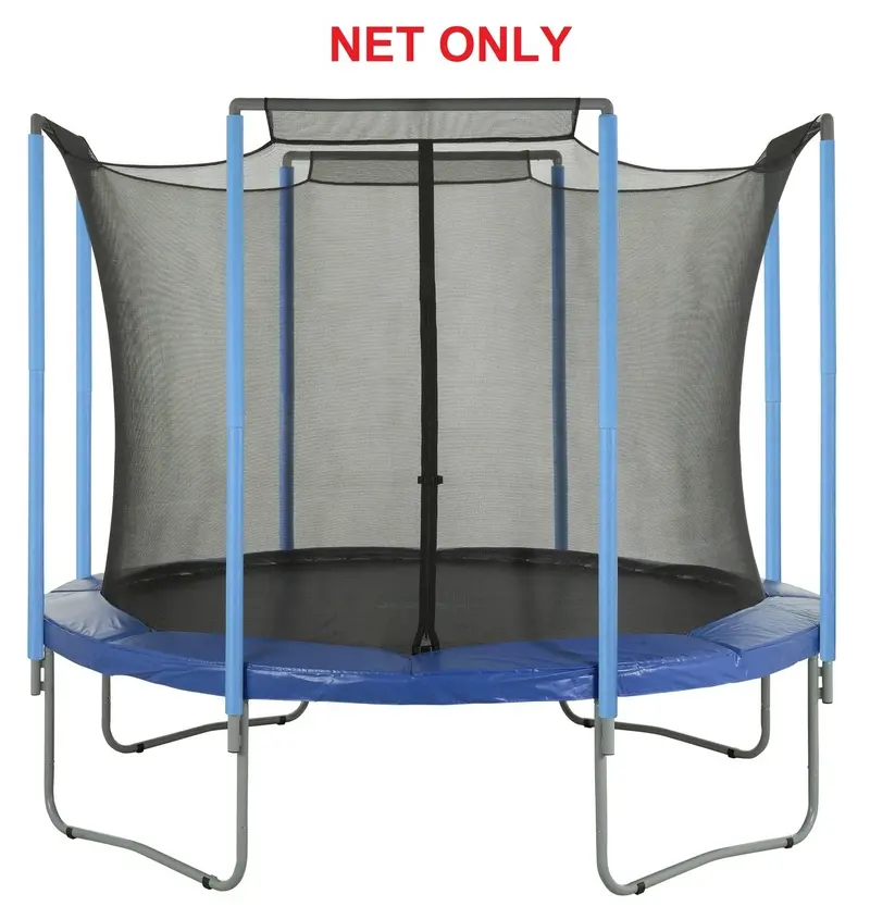 Upper Bounce Sleeve-Style Enclosure Net For 13-Foot Round Trampolines With 4 Arch Poles 1