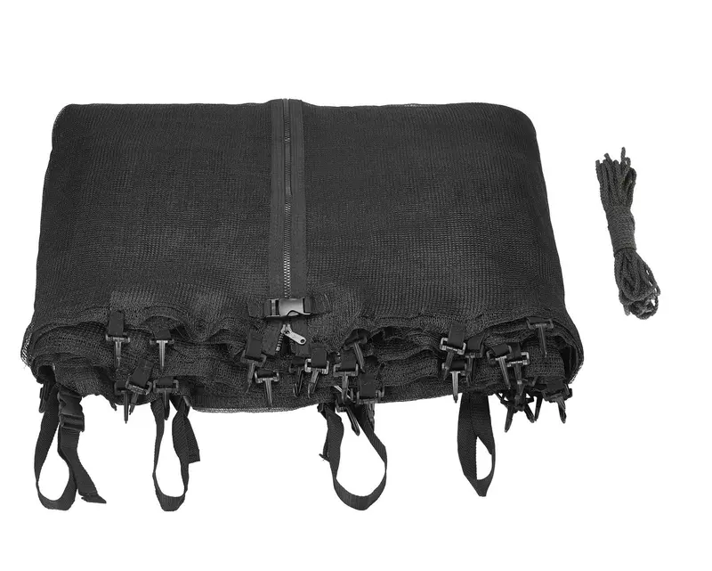 Upper Bounce Strap-On Safety Net For 12-Foot Trampolines – Compatible With 8 Straight Poles 1
