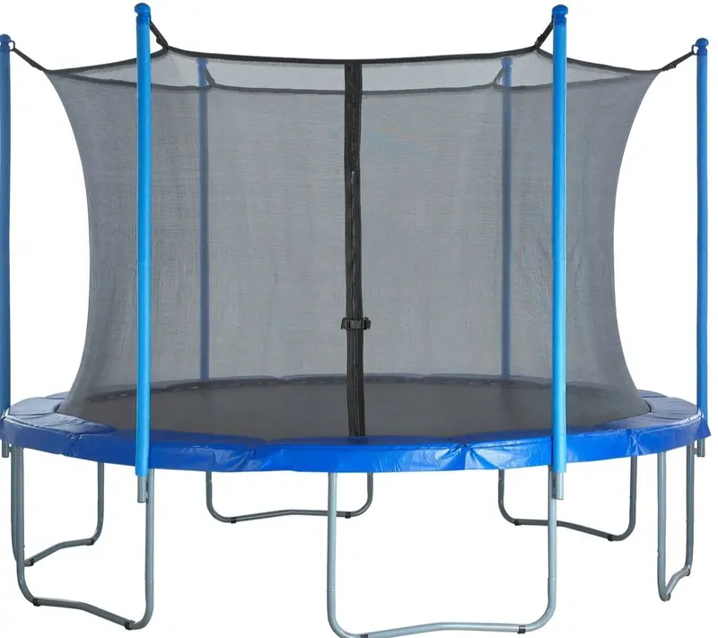 Upper Bounce Strap-On Safety Net For 12-Foot Trampolines – Designed For 6 Straight Poles 1