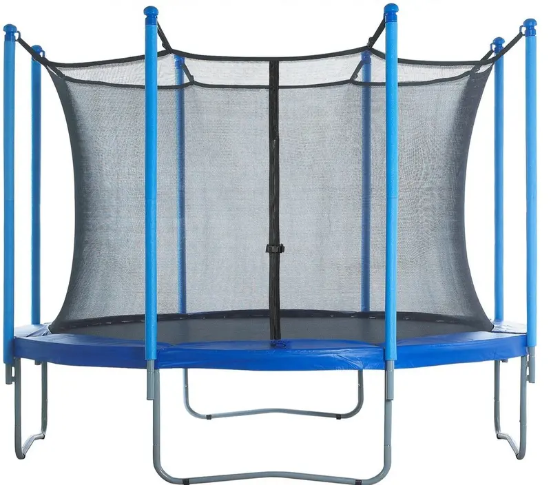 Upper Bounce Strap-Style Enclosure Net For 13-Foot Round Trampolines With 8 Straight Poles 1