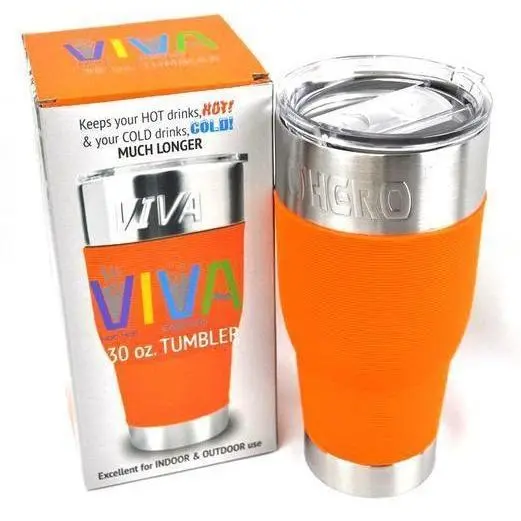 Viva 30 Oz Stainless Steel Vacuum-Insulated Travel Tumbler 1
