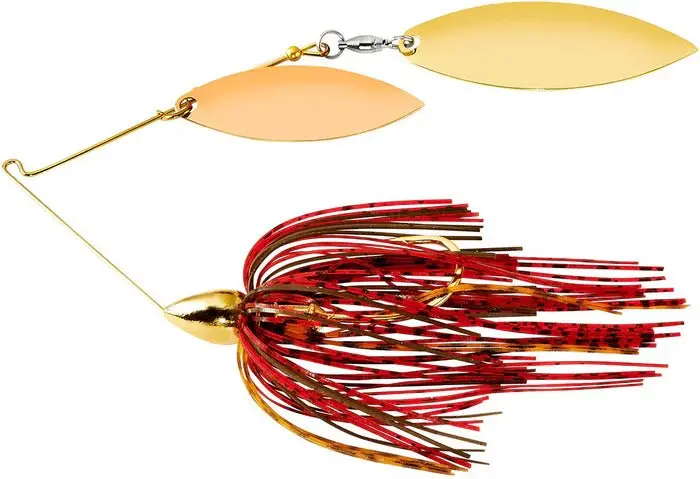 War Eagle Double Willow Spinnerbait – Gold Frame, 1/2 Oz 1