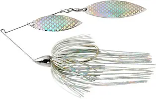 War Eagle Double Willow Spinnerbait – Nickel Frame, 1/2 Oz 1