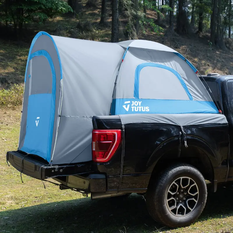 Weather-Resistant Truck Bed Tent Featuring Pu2000 Coating And Double-Layer Construction For Two 1