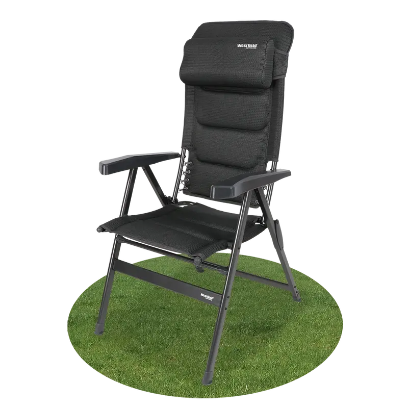Westfield Alicante Xl Folding Chair – Dark Smoke Finish 1