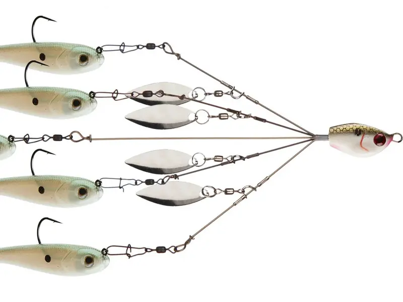 Yum Yumbrella Flash Mob Jr. Multi-Lure Rig 1
