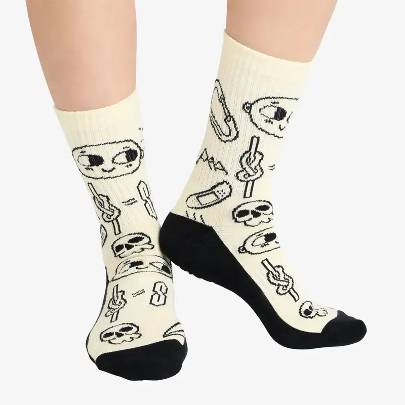 Yy Vertical Climber Doodle Socks – Fun Patterned Climbing Socks For Gym Or Outdoor Use 1
