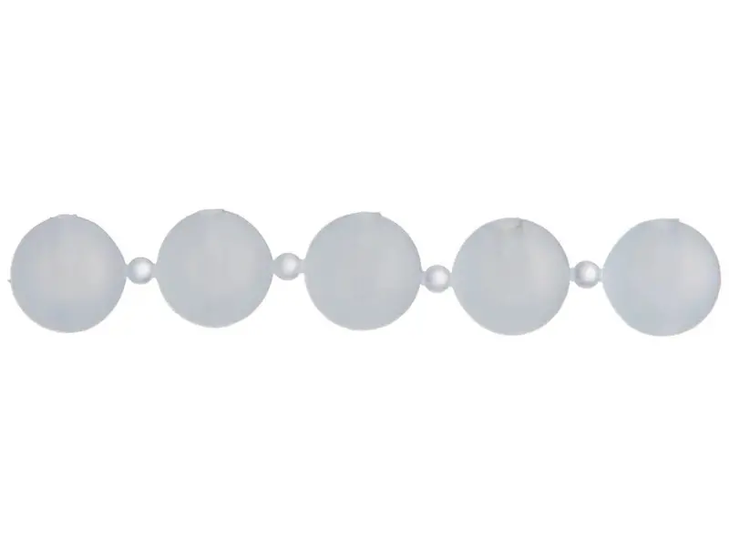 Zappu Chain Cushion Rubber Rigging Beads (30-Pack) – Shock-Absorbing Fishing Accessories 1